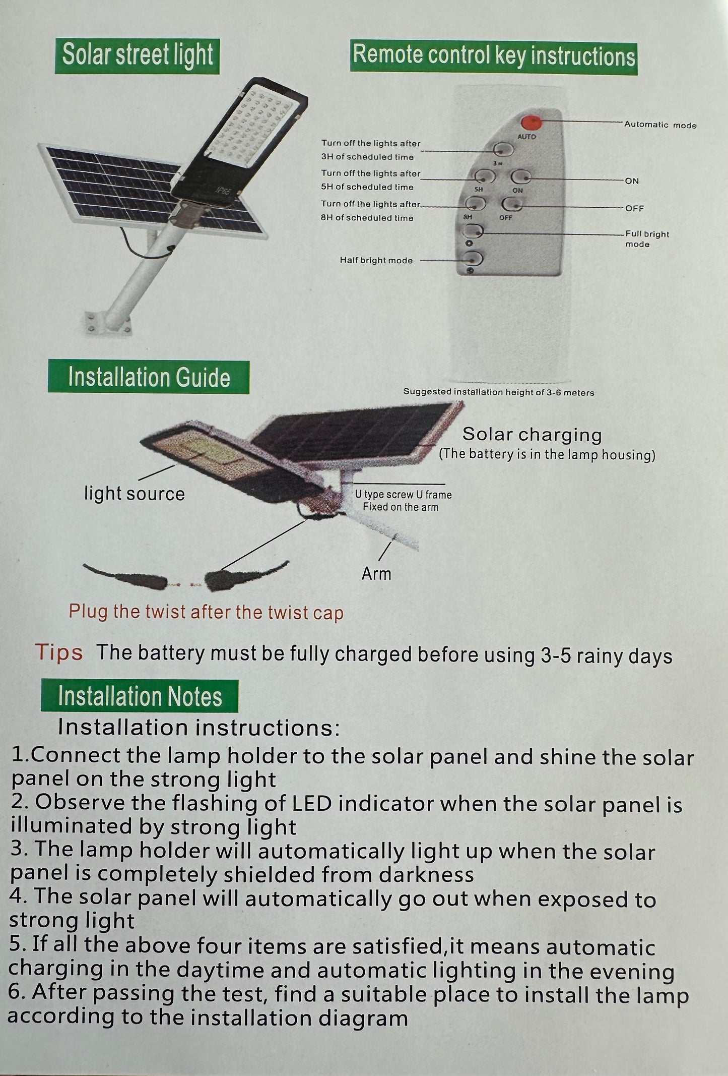 GZM Solar Street Light