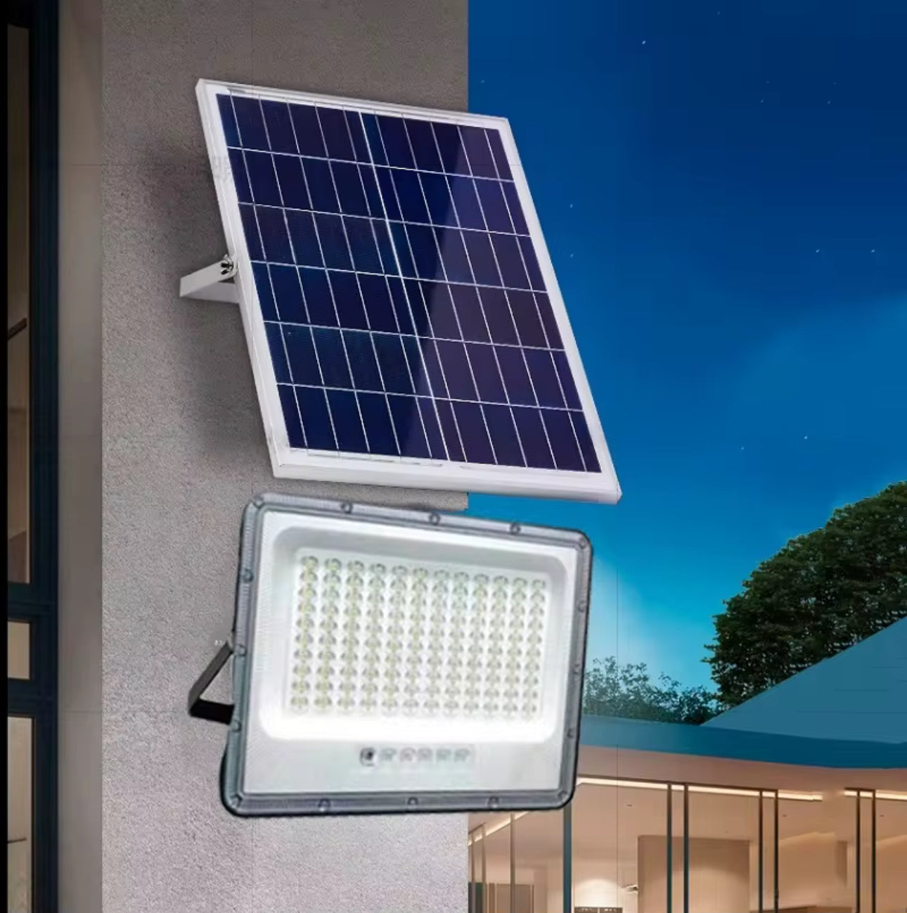 GZM Solar Flood Light with Motion Sensor