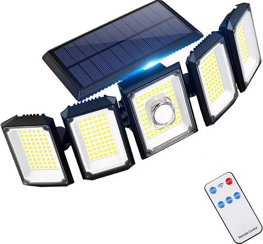HRS Solar Powered Outdoor Security Light
