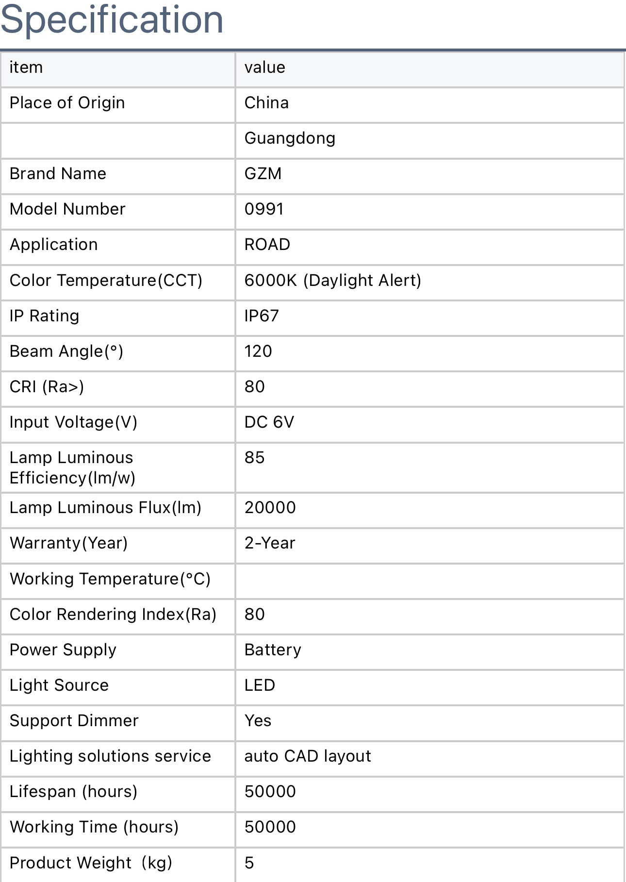 GZM Solar Street Light with Motion Sensor, 2000W