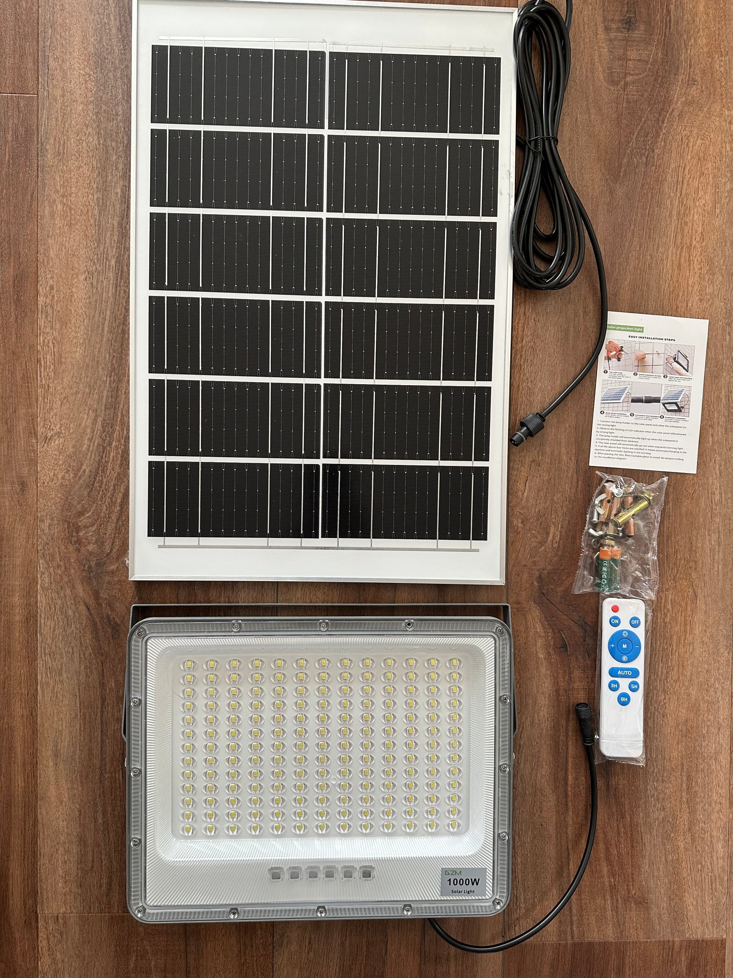 GZM Solar Flood Light with Motion Sensor