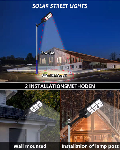 Solar Street Light with Motion Sensor, 1000W