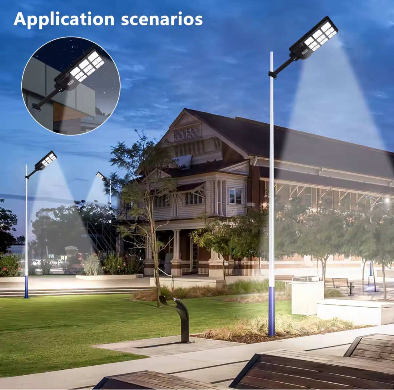 Solar Street Light with Motion Sensor, 1000W