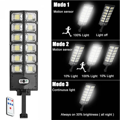 Solar Street Light with Motion Sensor