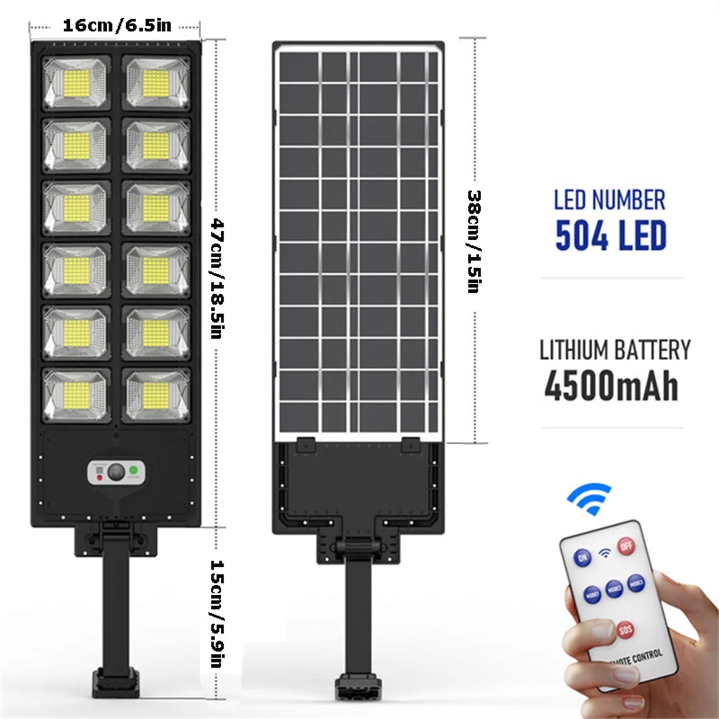 Solar Street Light with Motion Sensor