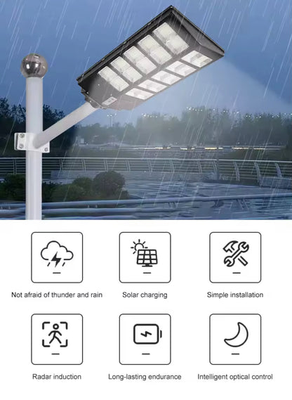 Solar Street Light with Motion Sensor, 3000W