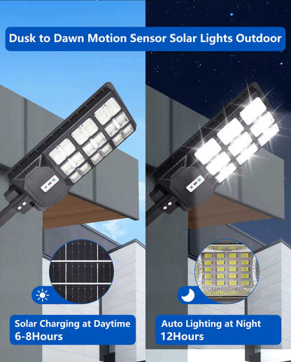 Solar Street Light with Motion Sensor, 1000W