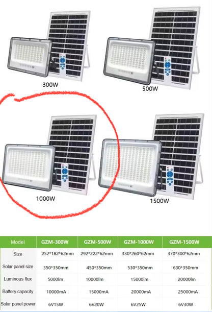 GZM Solar Flood Light with Motion Sensor