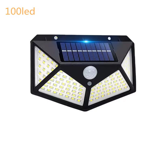 Solar Wall Lights, 100 LEDs, Infrared Motion Sensor