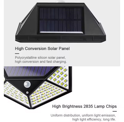 Solar Wall Lights, 100 LEDs, Infrared Motion Sensor