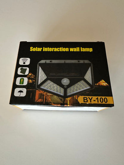 Solar Wall Lights, 100 LEDs, Infrared Motion Sensor