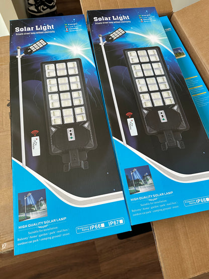 GZM Solar Street Light with Motion Sensor, 2000W